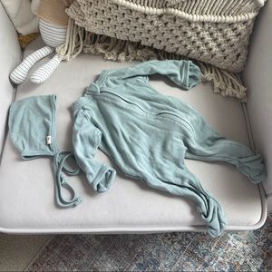 Goumi footie + bonnet